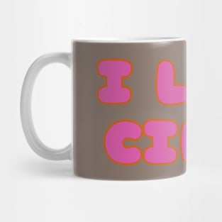 I LIKE Cider. In A Retro Vintage Pop Font Style Mug